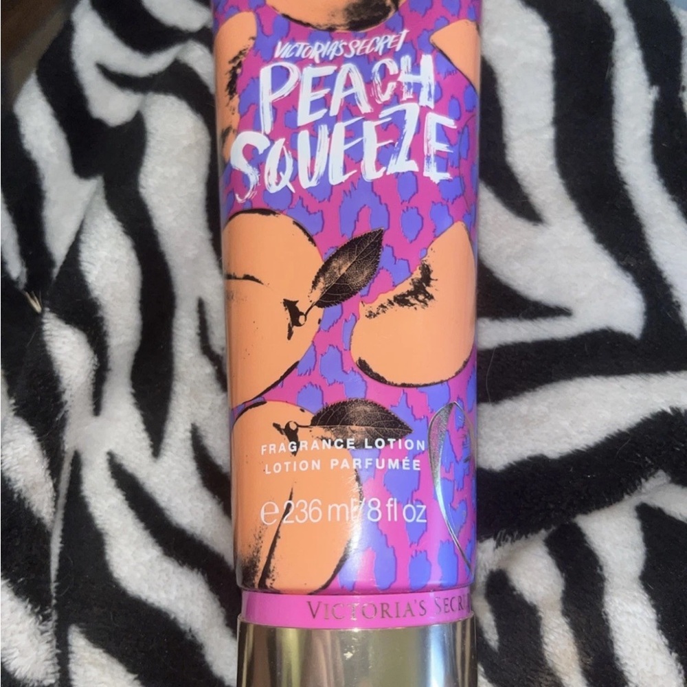 Victoria's Secret Peach Squeeze Moisturizer - Purple and Peach